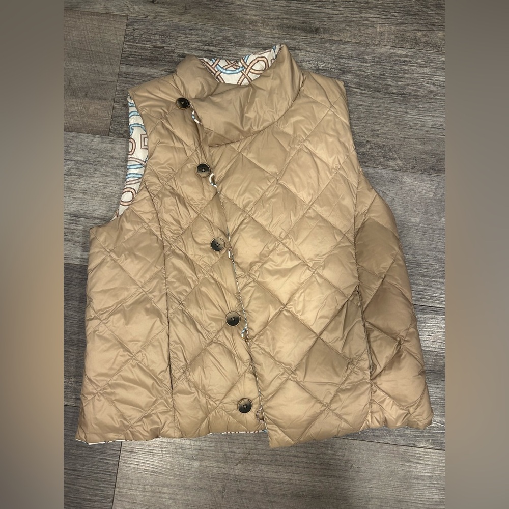 J. McLaughlin Vivian Reversible Puffer Vest
